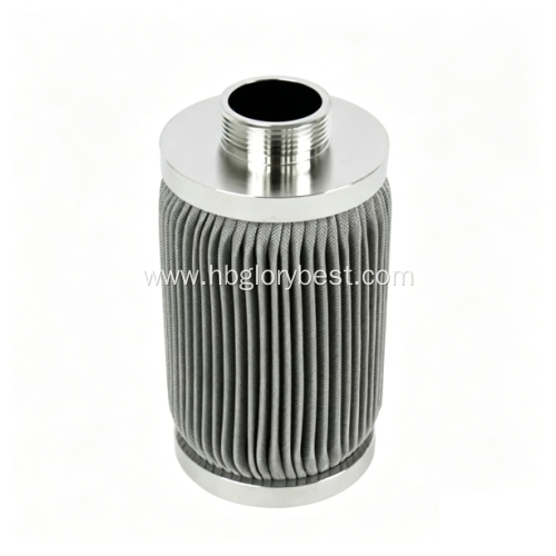 Customized Polymer Melt Filter Cartridge Stainless Steel Folding Mesh Filter